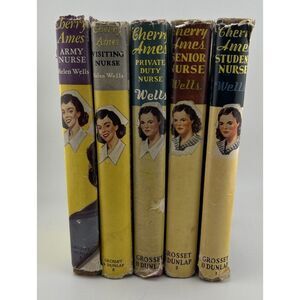 Vintage Cherry Ames - Nurse Books by Helen Wells -‎ Hardcover / Children / Teen